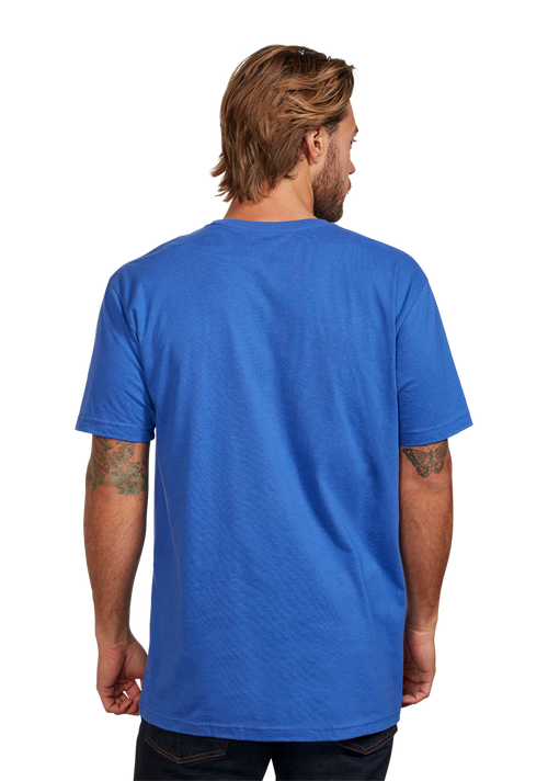 Basis Repreve® T-Shirt - Heather Sapphire / Gray