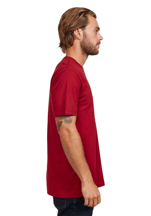 OG Script Eco-Repreve® T-Shirt - Cardinal / White