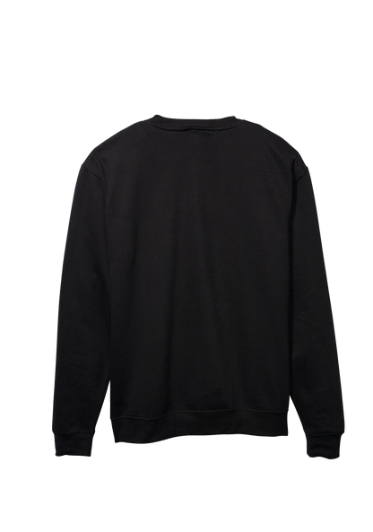 Rosas Crew Sweatshirt - Black / Red View 2